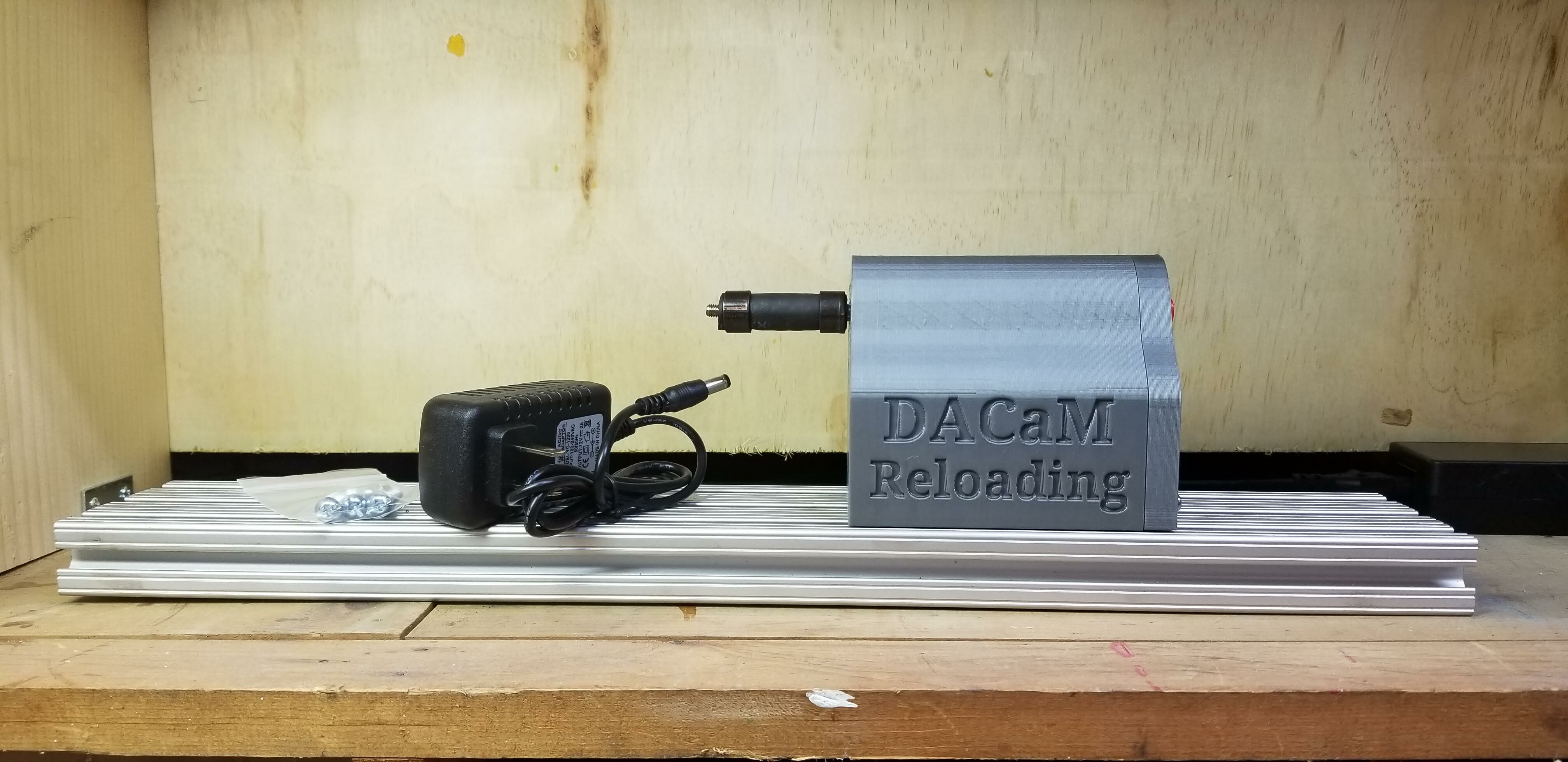 Power Adapter for RCBS Case Trimmer a Power Drill  Instead of Hand Crank. 